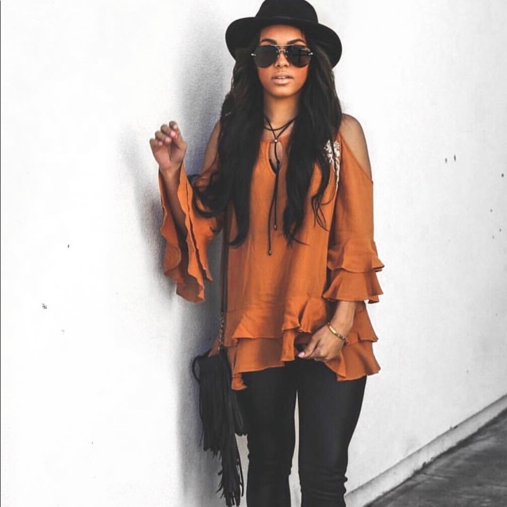Ruffle blouse